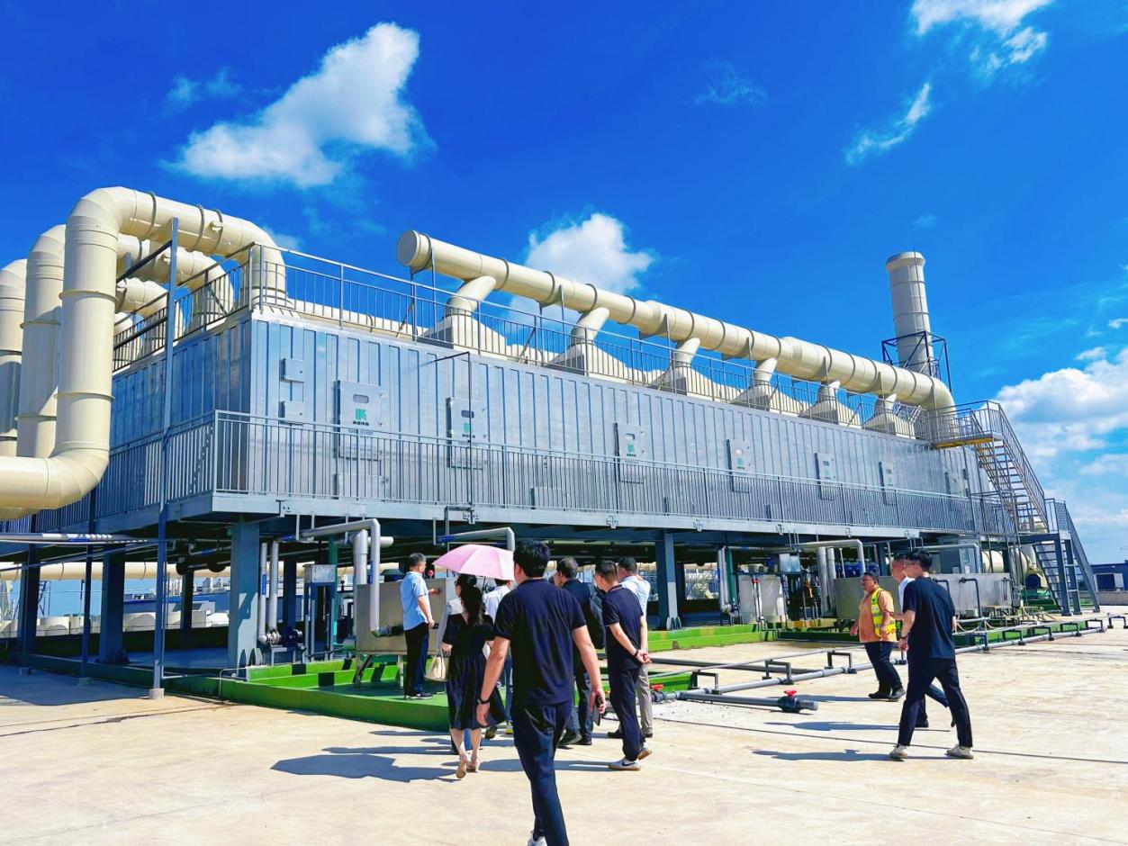 江西景旺三厂10万风量智能高效复合生物滤床VOCs废气治理及产业化